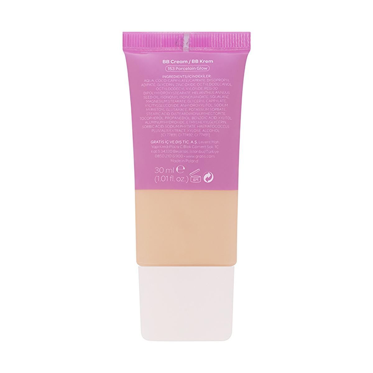 Beaulis Fun Belle Blend BB Cream - Porcelain Glow, SPF 10 Natural Coverage