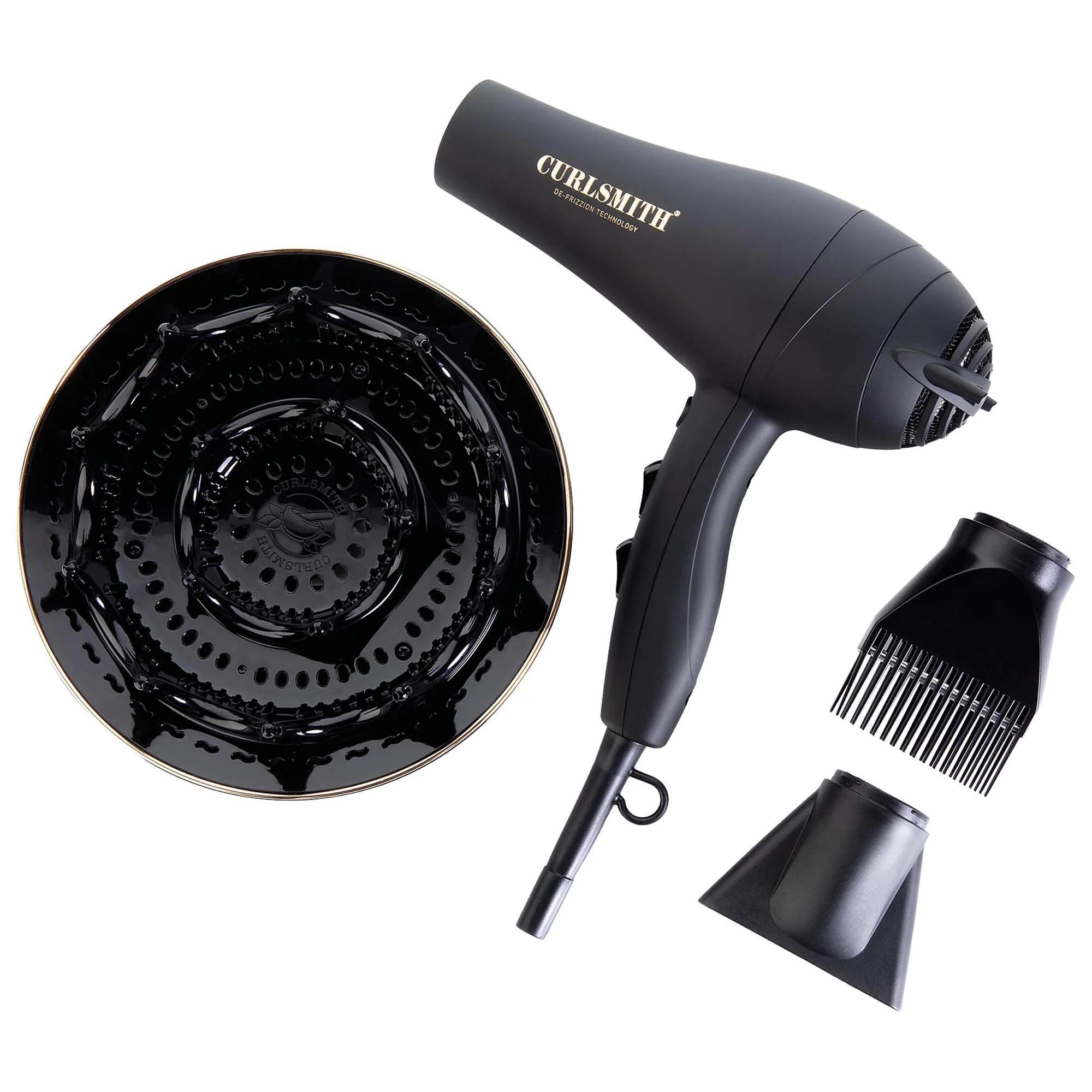 Hair Defrizzion - Curl-Enhancing Hair Dryer with XXL Diffuser for Wavy, Curly & Coily Hair