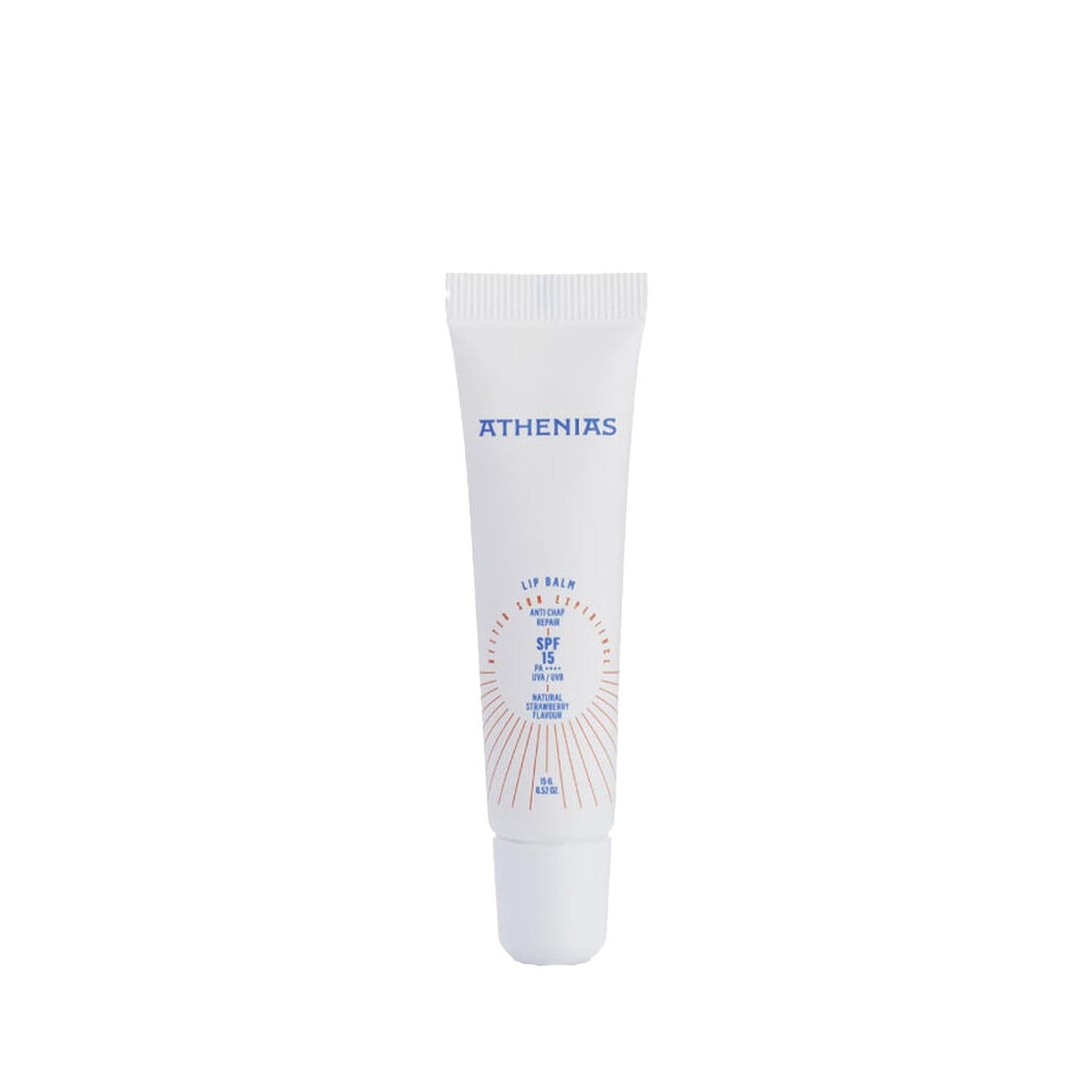 Athenias Lip Balm SPF15 - Moisturizing & Protective Lip Care with SPF15 Sun Protection