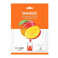 5C Cure: Strawberry Radiance Facial Sheet Mask - Hydrating, Brightening, Vitamin Enriched Korean Beauty, Restore Elasticity