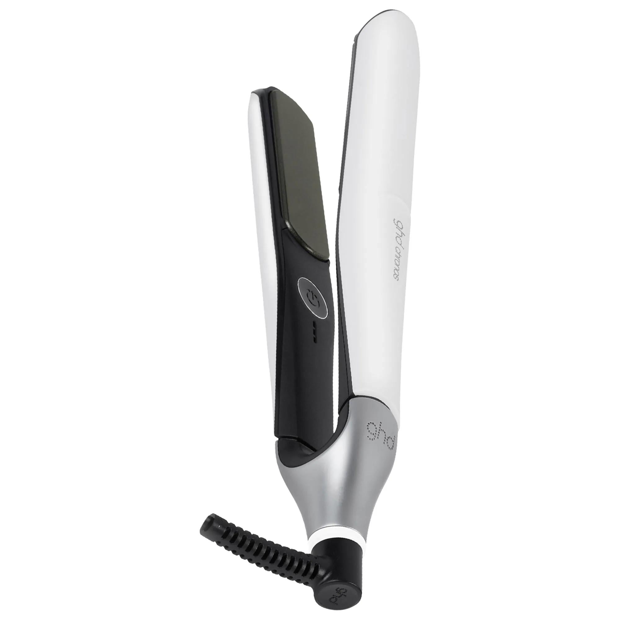 Chronos Styler 1 Inch Ceramic Flat Iron for Professional High-Definition Hair Straightening - Advanced Temperature Control & Shine Enhancement
