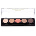 Golden Rose Professional Nude Pink Eyeshadow Palette: 5 Blendable Shades for Stunning Eye Makeup - Versatile, Silky Smooth & Long-Lasting