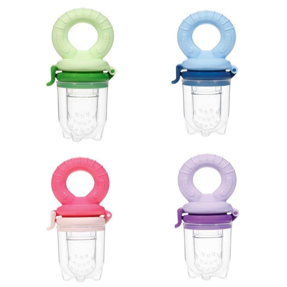 Wee Baby Baby Fruit Feeder - Silicone Fruit Squeezer for Healthy Baby Nutrition