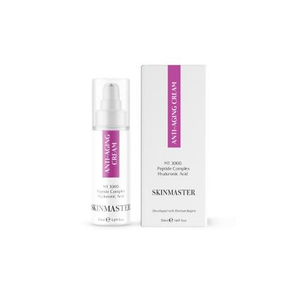 Skinmaster Anti-Aging Cream with Peptide Complex & Hyaluronic Acid - 50ml Moisturizing Wrinkle Reduction Cream for Mature Skin