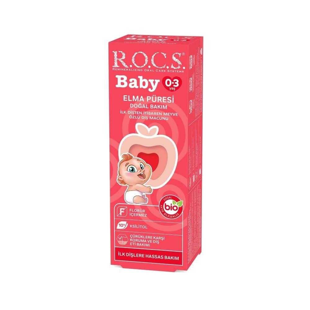 ROCS Baby Toothpaste - Apple Puree | 35ml