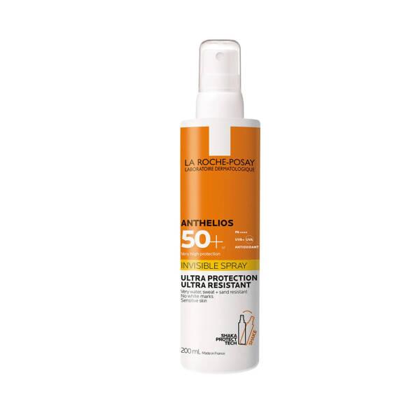 La Roche Posay Anthelios Invisible Spray SPF50+ Sunscreen for Sensitive Skin - Non-greasy, Water-resistant Sun Protection