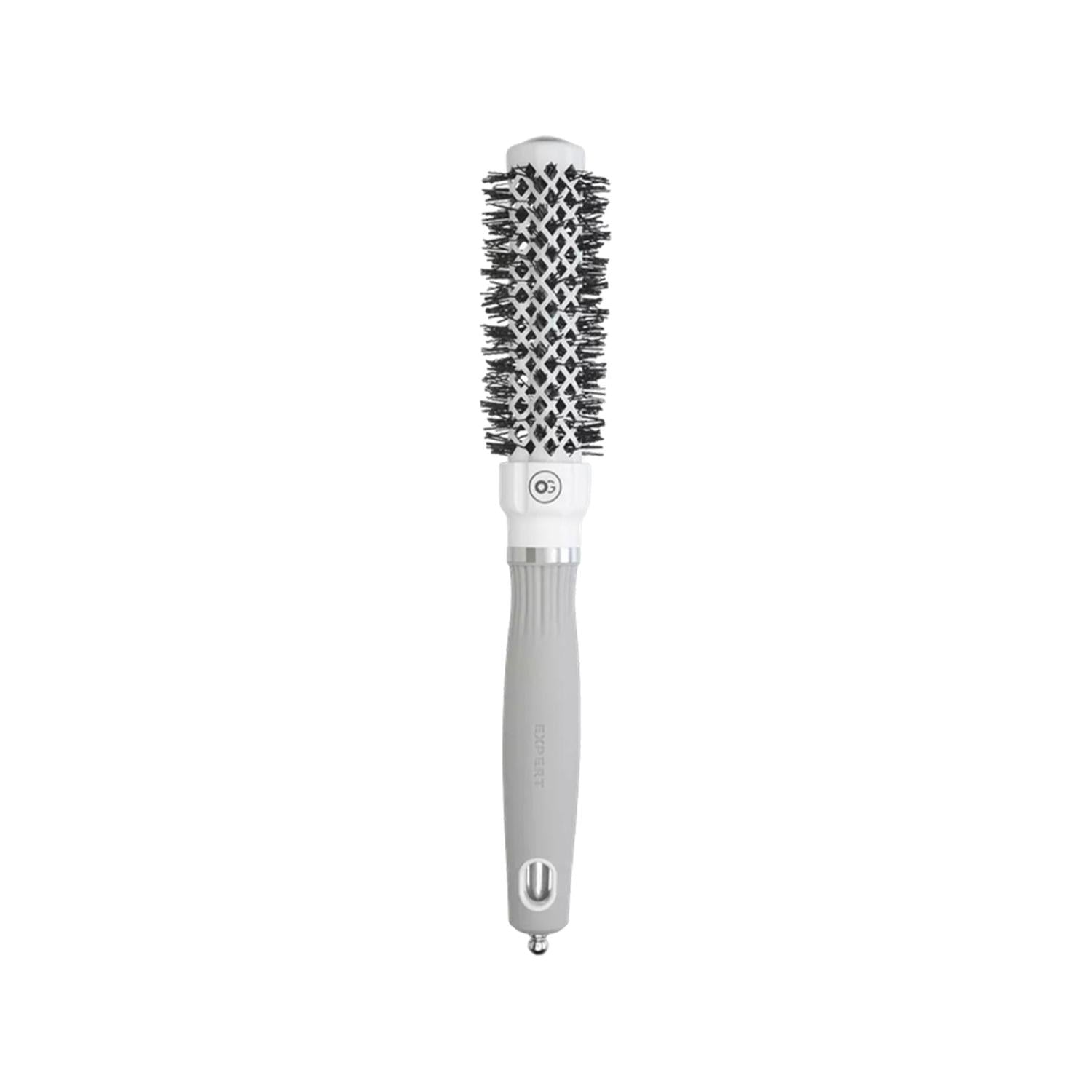 Olivia Garden Expert Blowout Grip Wavy Bristles Hair Brush 25mm - Professional Blowout Styling Tool for Wavy & Curly Hair