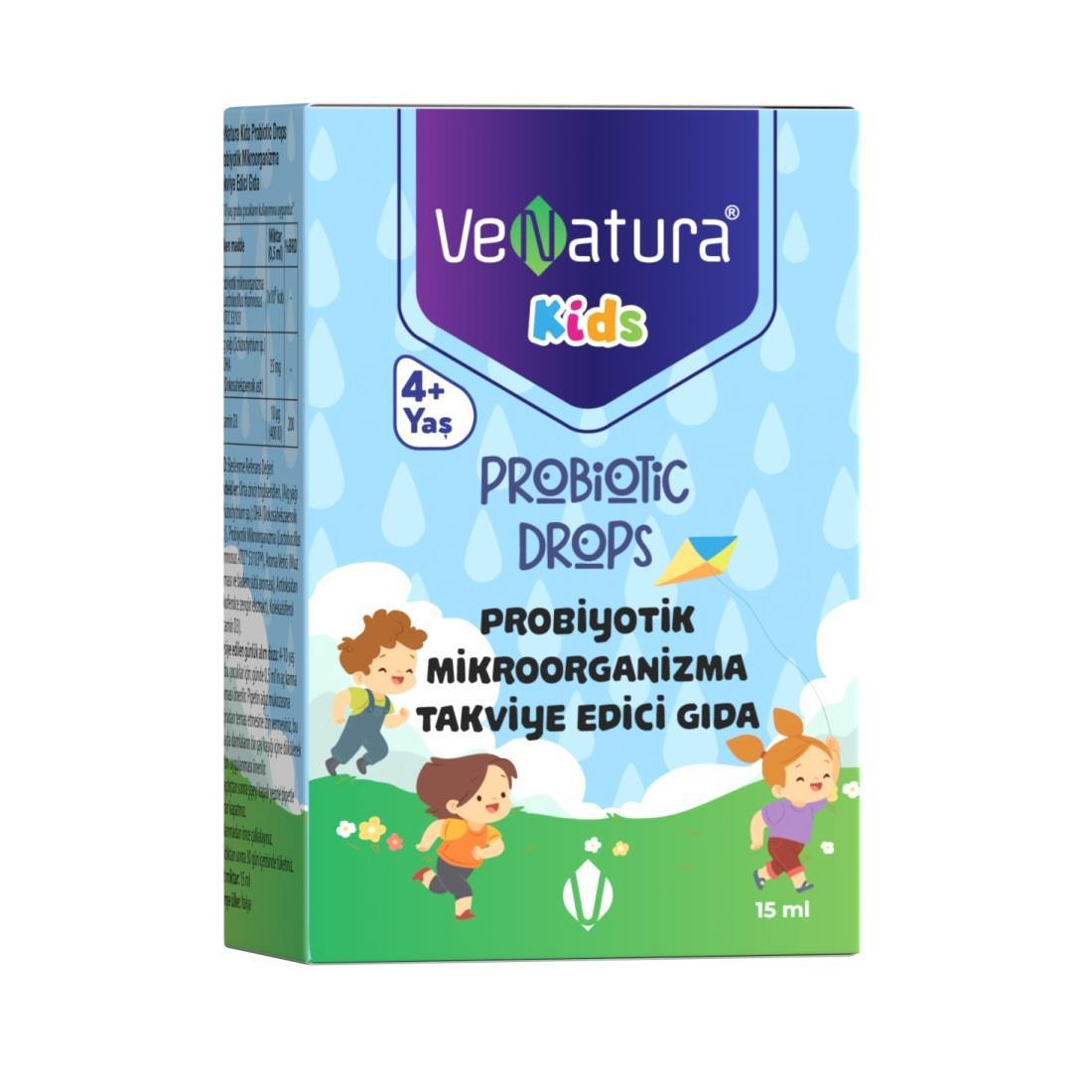 VeNatura Kids Probiotic Drops 15 ml - Supports Children's Gut Health & Development